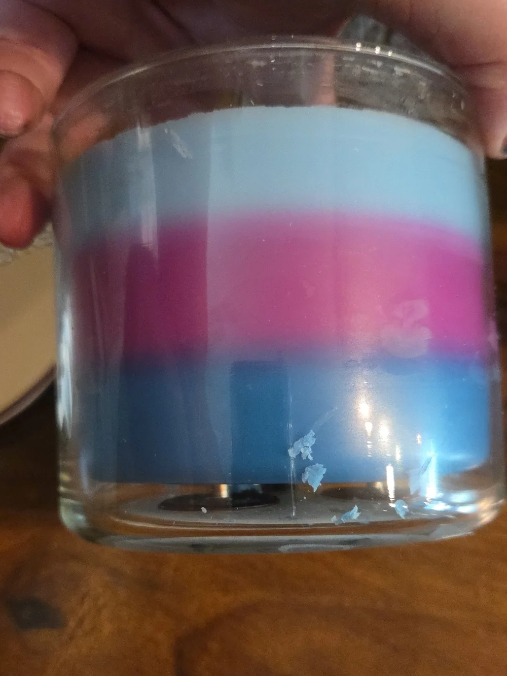 BLUE RASPBERRY SNOW CONE 3 Wick Candle Bath And Body Works